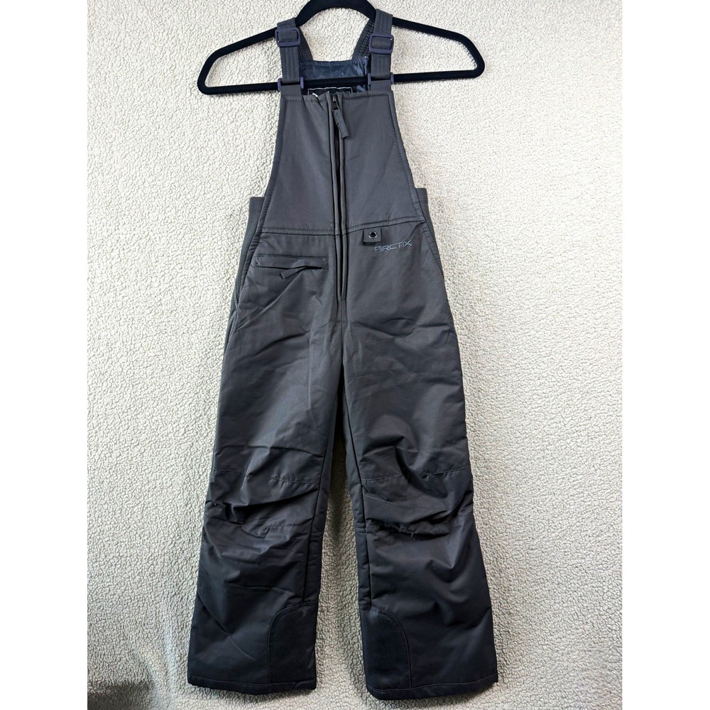 Arctix Youth Unisex  XS 3K Gray Insulated Snow Bib Overalls Ski Snowboard Pants